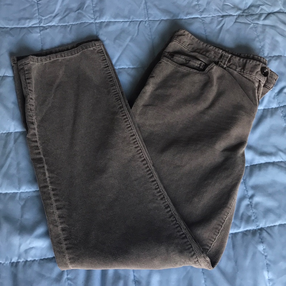 Converse corduroy pants.